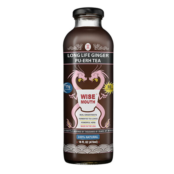 Long Life Ginger Black Pu-erh Tea 16 oz
